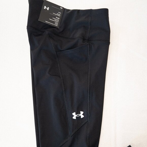 NWT Under Armour Women’s Fly Fast 3.0 Tights Black Reflective Leggings S - Picture 7 of 14